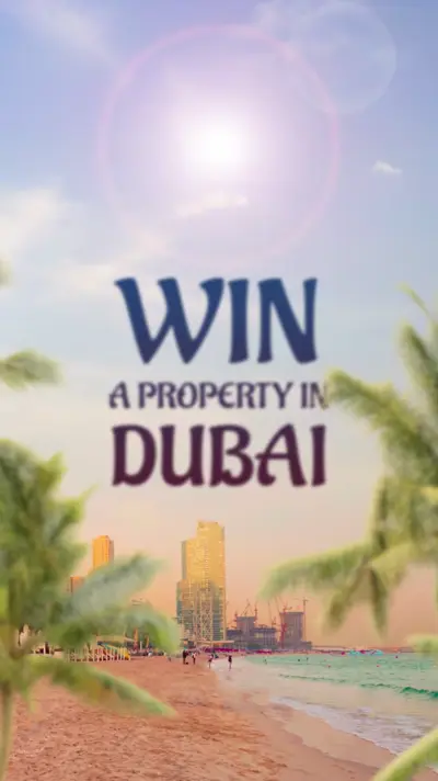 Property giveaway story ad animation