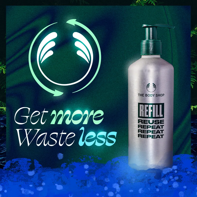 The Body Shop digital ad campaign — example work by Louis Lantos