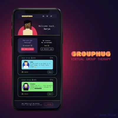 Grouphug — web design